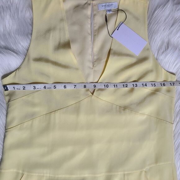 NWT|Equipment Femme Charlotte 100% Silk Midi Dress, 4 - Picture 9 of 11